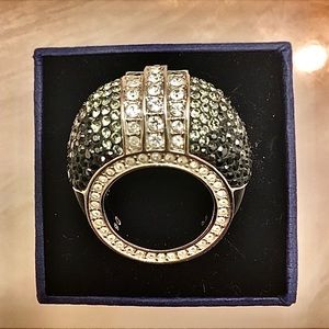 Swarovski signed limited edition ring. Dome ring